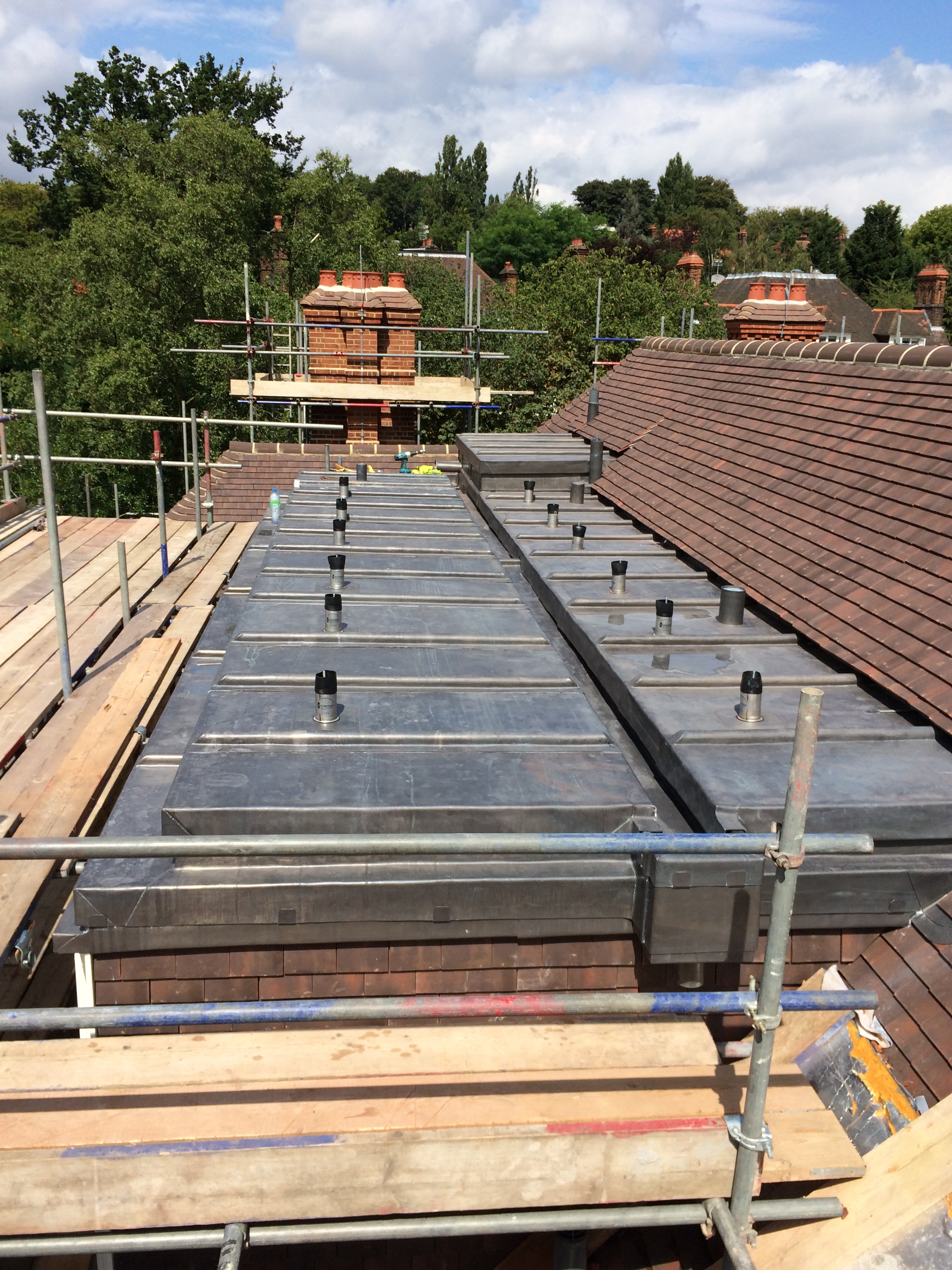 Lead works to new property